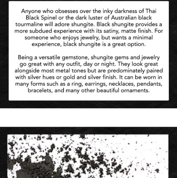 Elite Shungite Diamond Platinum Halo Ring Black Certified Jewelry - Picture 11 of 12